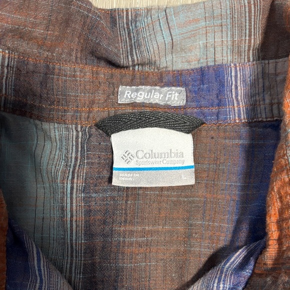 Columbia Striped Multicolor Men's Shirt - Picture 2 of 2